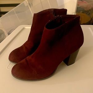 Oxblood Ankle Booties